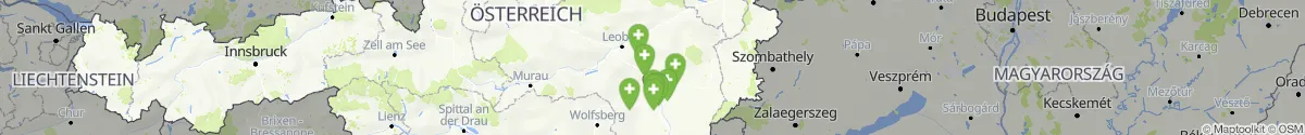 Kartenansicht für Apotheken-Notdienste in der Nähe von Peggau (Graz-Umgebung, Steiermark)